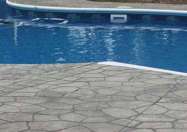 Pool Deck Stamped Concrete, SoFlo Pool Decks and Pavers of Delray Beach